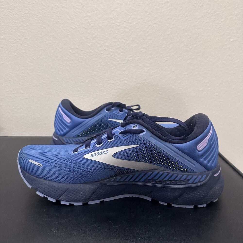 Brooks Adrenaline GTS 22 Blue/Gray Running Athletic Sneakers Women’s 8.5 B EUC - Picture 8 of 12